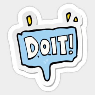 Do It sticker for running lover jogging exercise Sticker